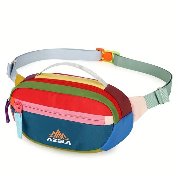 Dopamine Blue Colourful Hip Belt Bag Fanny Pack - Picture 1 of 4